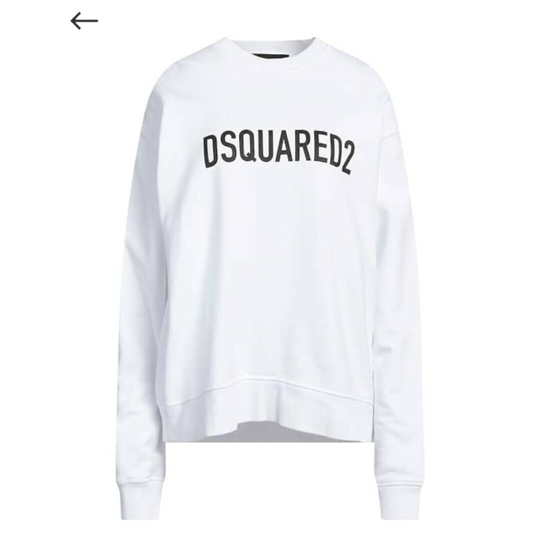 DSQUARED2 ディースクエアード スウェット ホワイト Mサイズトップス