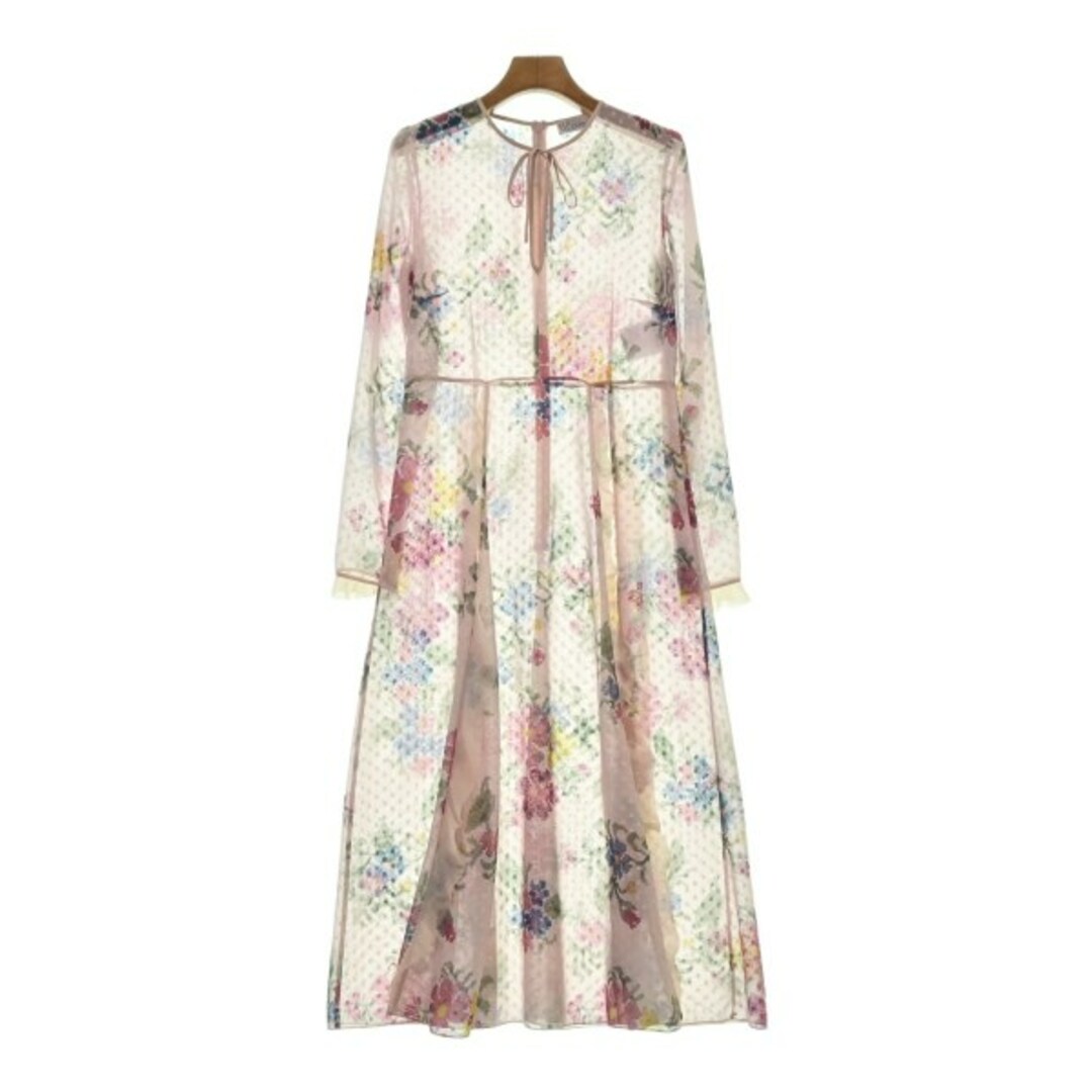 RED VALENTINO ワンピース 40(M位) ピンクx緑x青等(総柄) 【古着】-