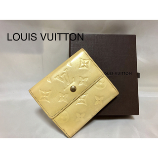 ルイヴィトン(LOUIS VUITTON)のルイヴィトン　LOUIS VUITTON ヴェルニ　二つ折財布(財布)