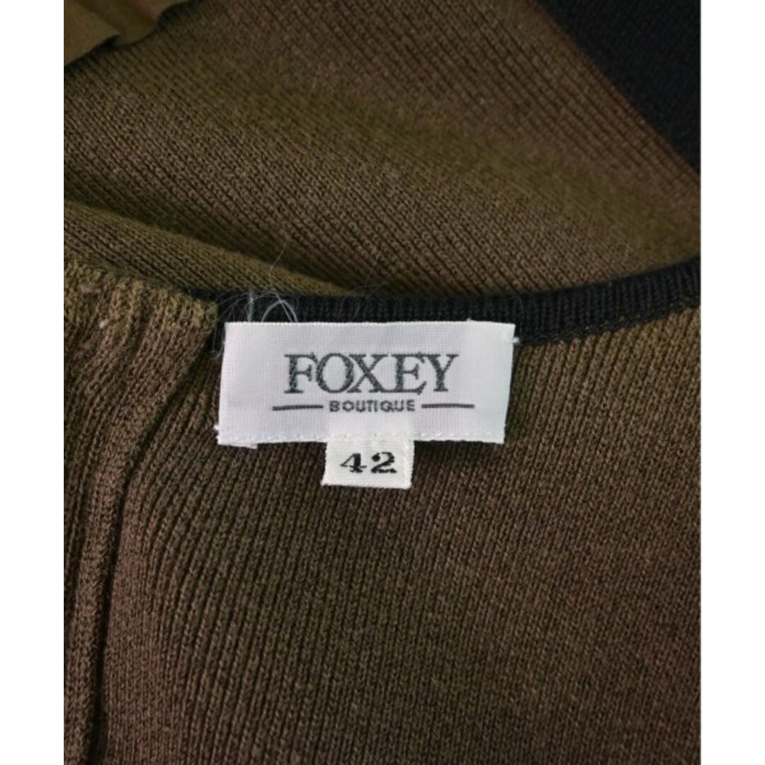 FOXEY BOUTIQUE フォクシーブティック ワンピース 42(L位) 茶