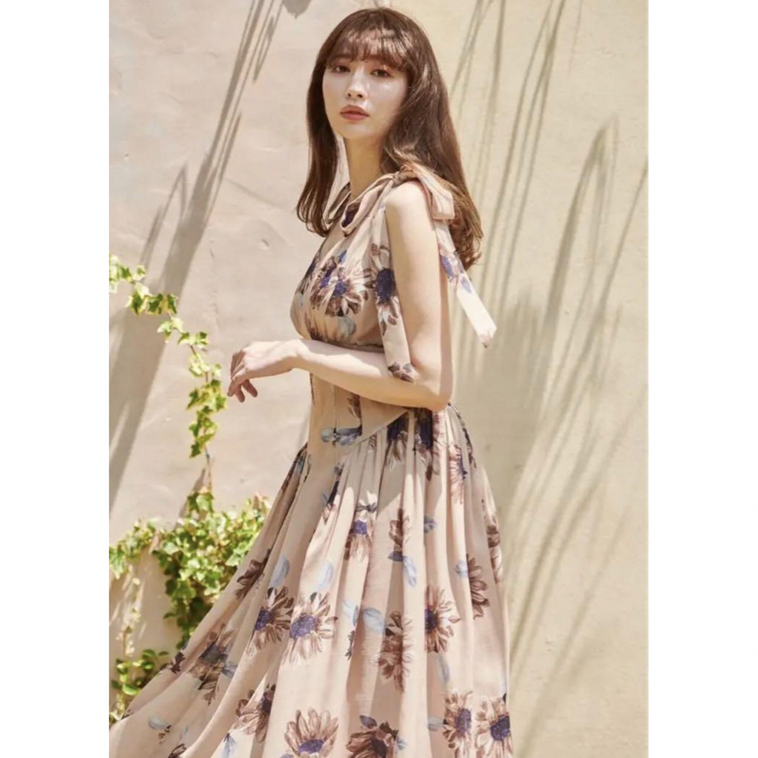 Her lip to - Herlipto Sunflower Printed Midi Dressの通販 by ...