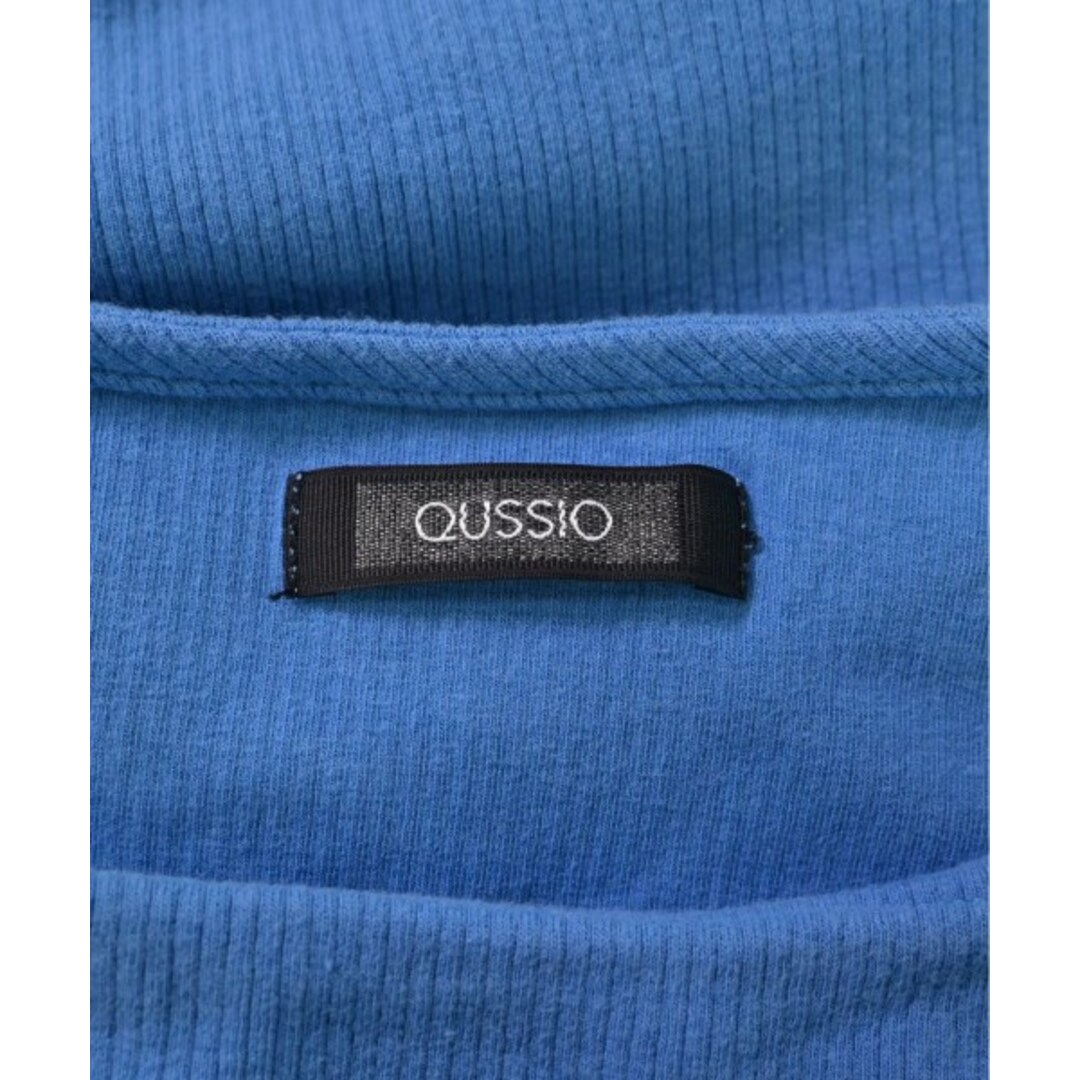 Qussio(クーシオ)のQussio クーシオ Tシャツ・カットソー F 青 【古着】【中古】 レディースのトップス(カットソー(半袖/袖なし))の商品写真