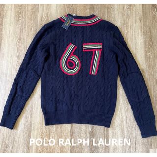 ポロラルフローレン(POLO RALPH LAUREN)のPOLO ラルフローレン　セーター　Vネック　米国購入　新品(ニット/セーター)