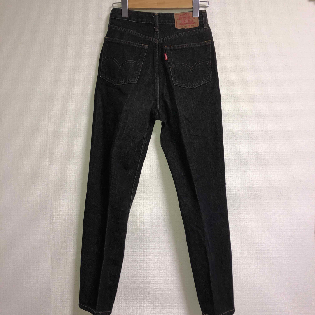 Levi's(リーバイス)の【古着】リーバイス　w626-5358 w28 ブラックデニム　90s レディースのパンツ(デニム/ジーンズ)の商品写真