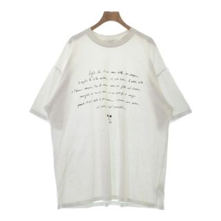 エムエスジイエム(MSGM)のMSGM エムエスジーエム Tシャツ・カットソー XL 白 【古着】【中古】(Tシャツ/カットソー(半袖/袖なし))