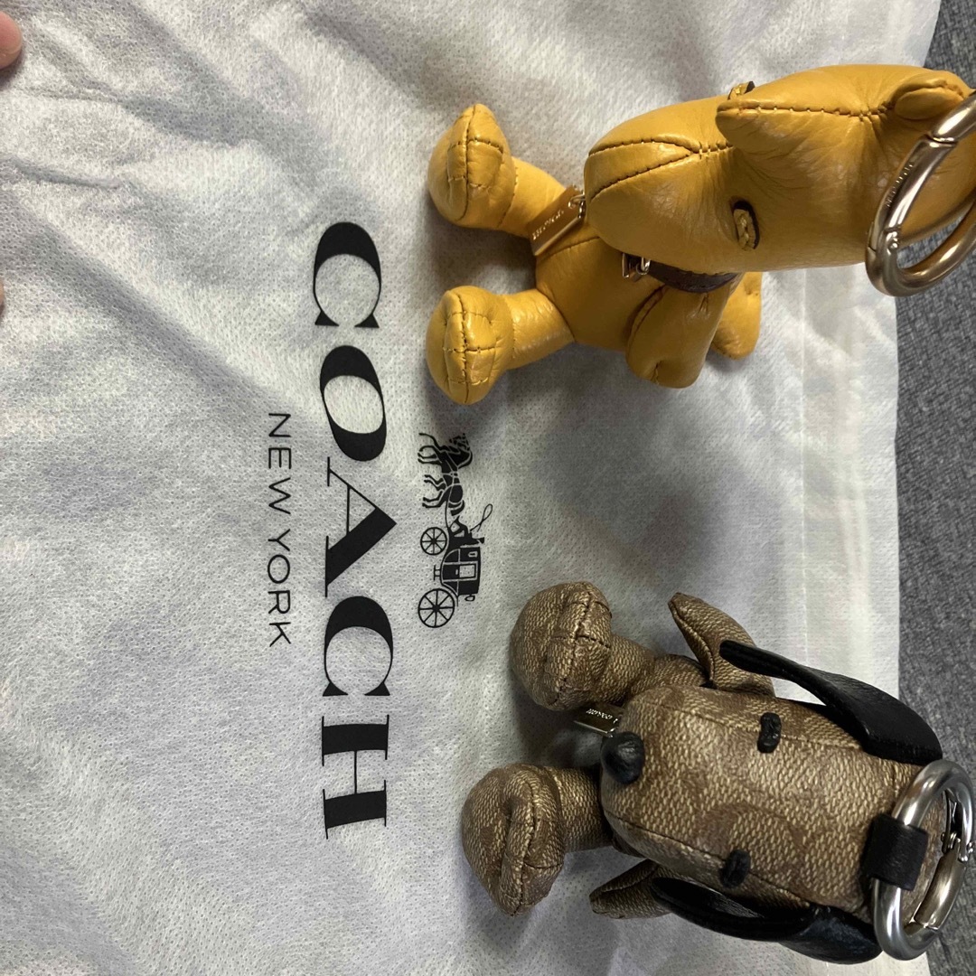 COACH コーチ スヌーピー キーホルダー 2体セット  値下げ