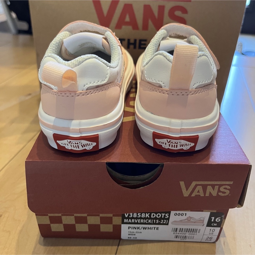 VANS(ヴァンズ)のVANS MARVERICK V3858K DOTS キッズ/ベビー/マタニティのキッズ靴/シューズ(15cm~)(スニーカー)の商品写真