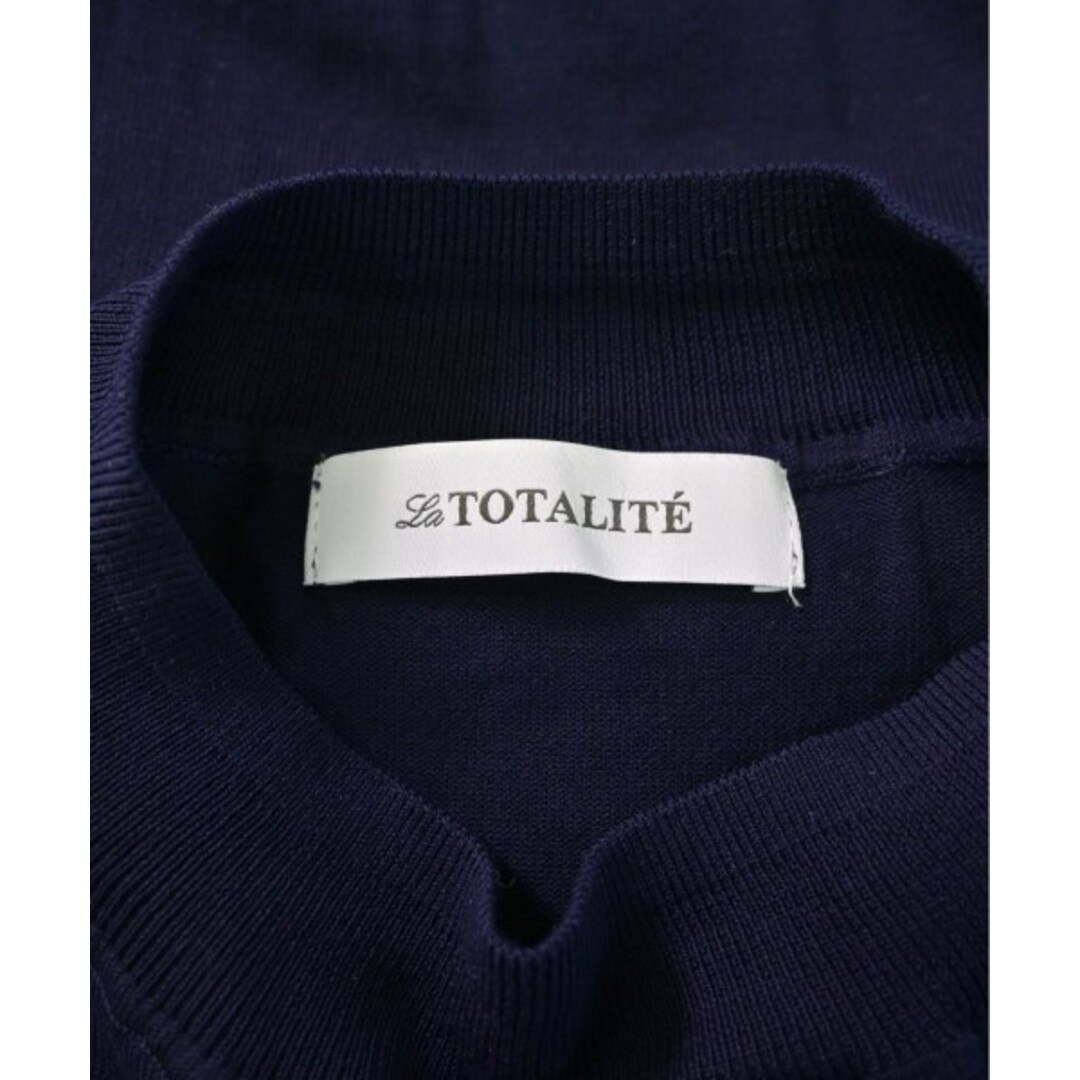 La TOTALITE(ラトータリテ)のLa TOTALITE ラトータリテ ニット・セーター -(L位) 紺 【古着】【中古】 レディースのトップス(ニット/セーター)の商品写真