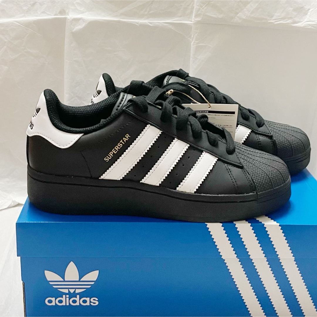 adidas superstar xlg アディダス スーパースター 黒 厚底