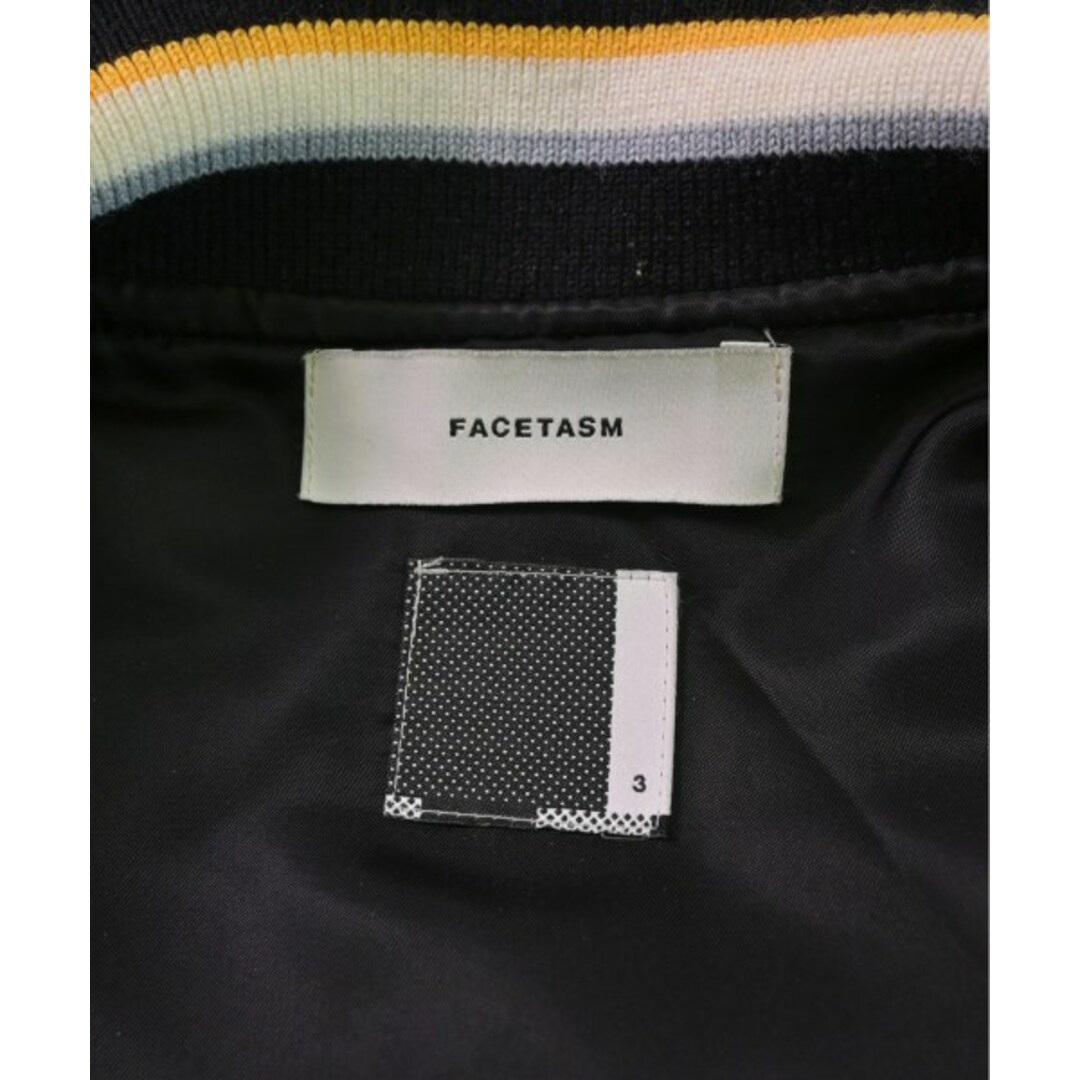 FACETASM(ファセッタズム)のFACETASM ファセッタズム スタジャン 3(S位) 黒 【古着】【中古】 メンズのジャケット/アウター(スタジャン)の商品写真