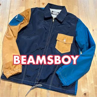 ビームスボーイ(BEAMS BOY)の美品　ビームスボーイ　ナイロン　ブルゾン  レディース　アウター　キャンプ(ブルゾン)