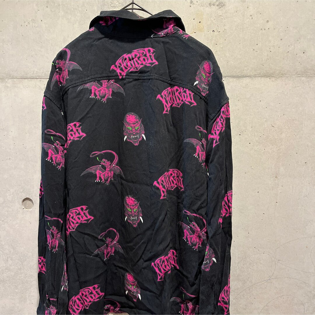 XLARGE(エクストララージ)の希少！XLARGE エクストララージss21 総柄CREATURES SHIRT メンズのトップス(シャツ)の商品写真