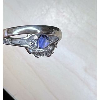 天然 ブルーサファイア ダイヤ リング1.31ct kpt900 r