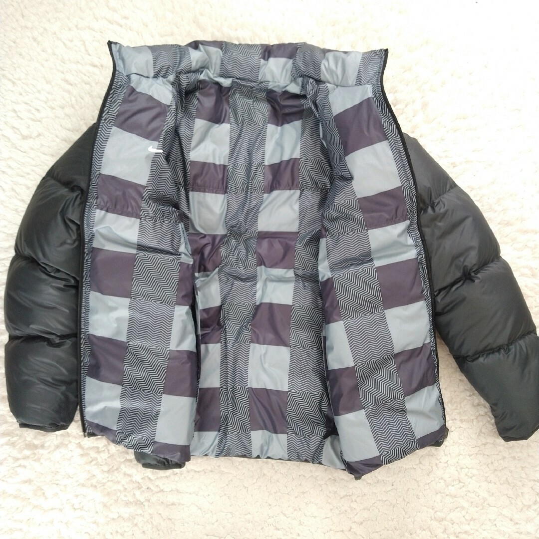 NIKE(ナイキ)の美品　ナイキ リバーシブルダウンジャケット 総柄 バイカラー 大きめ Lサイズ メンズのジャケット/アウター(ダウンジャケット)の商品写真