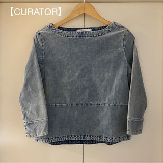 CURATOR - 【CURATOR】キュレーター インディゴ カットソー SIZE 38