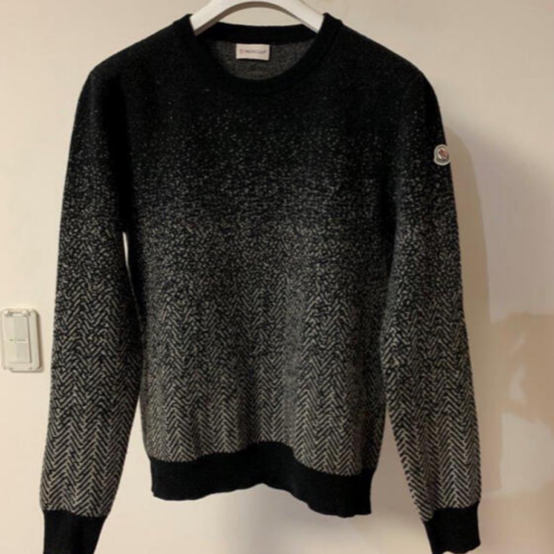 MONCLER  GRADATION FAKE TWEED WOOL KNIT