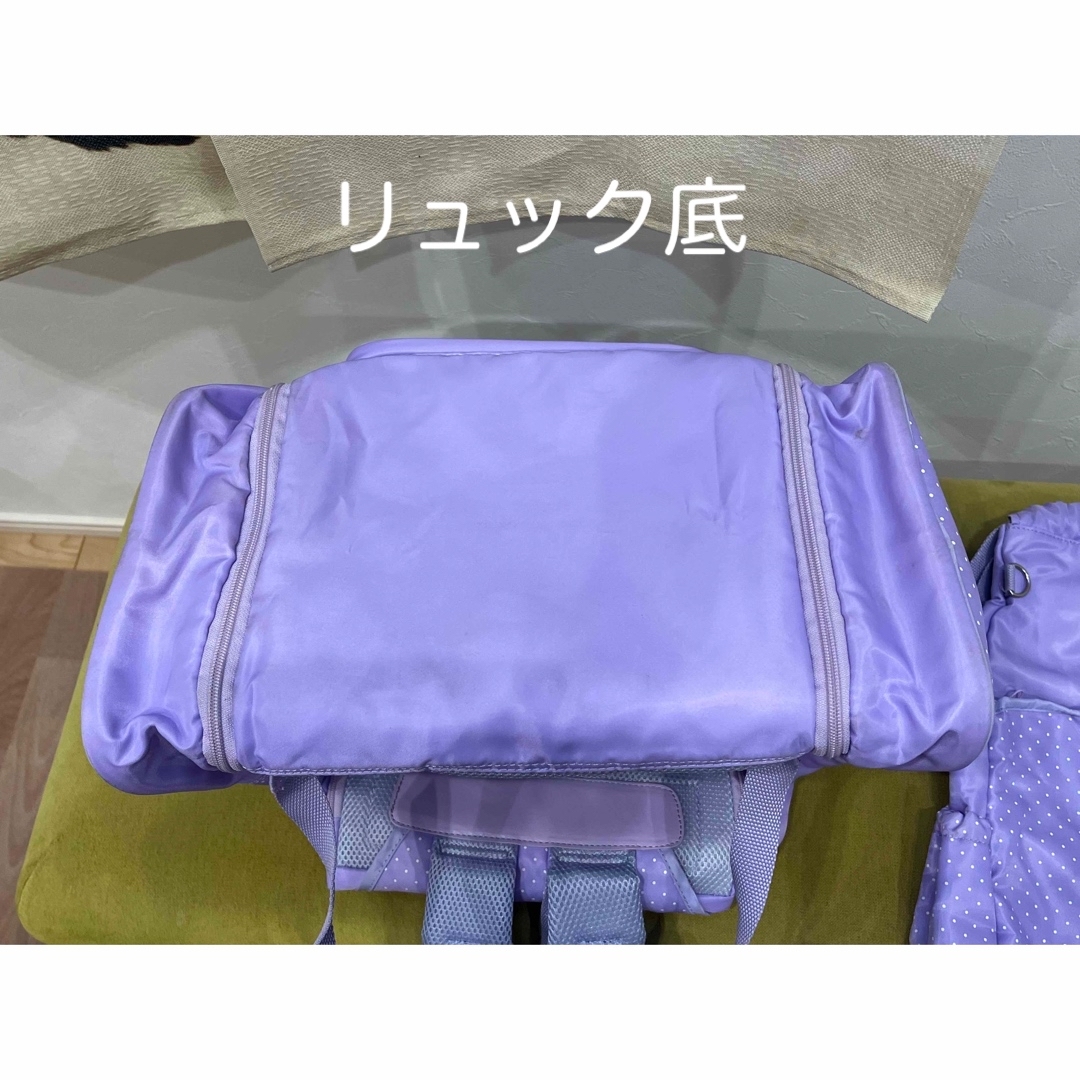メゾピアノ 大容量リュックサックとナップサックのセット