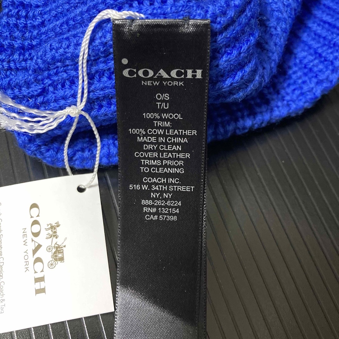COACH(コーチ)のCOACH ビーニー メンズの帽子(ニット帽/ビーニー)の商品写真