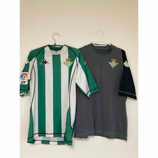 カッパ(Kappa)のベティス レプリカユニフォーム ホーム&アウェイbetis kappa(ウェア)