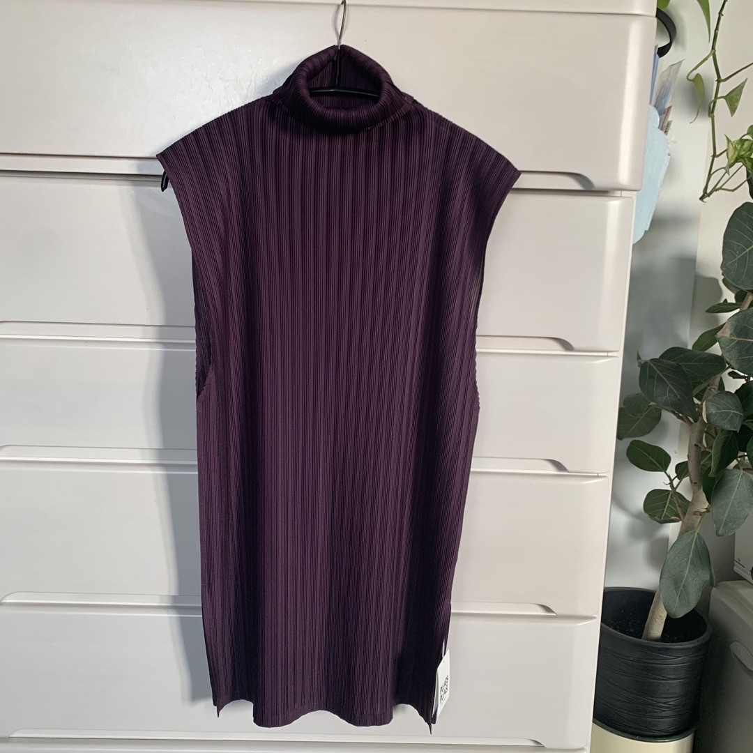 プリーツプリーズRIB PLEATS BORDEAUX