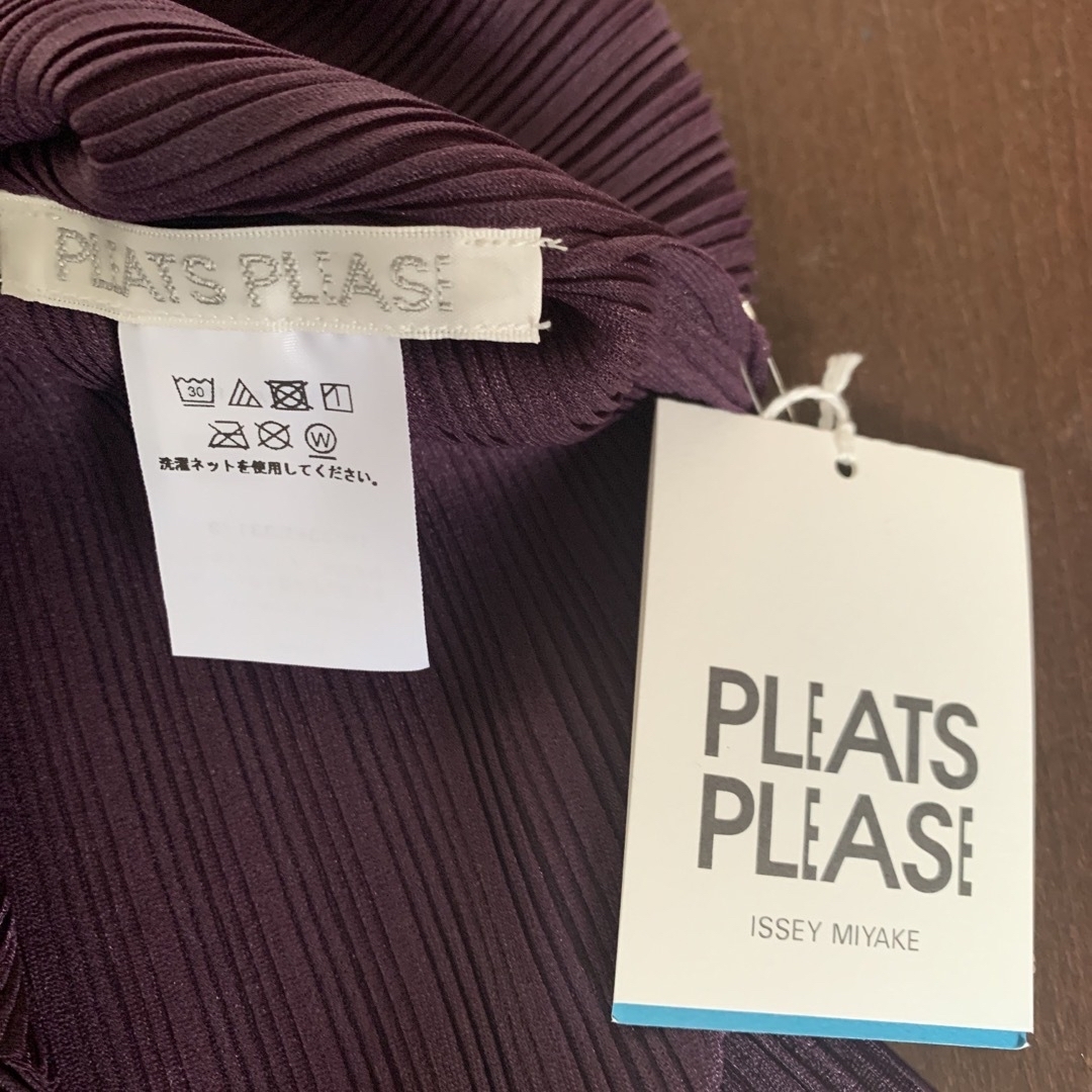 プリーツプリーズRIB PLEATS BORDEAUX - チュニック