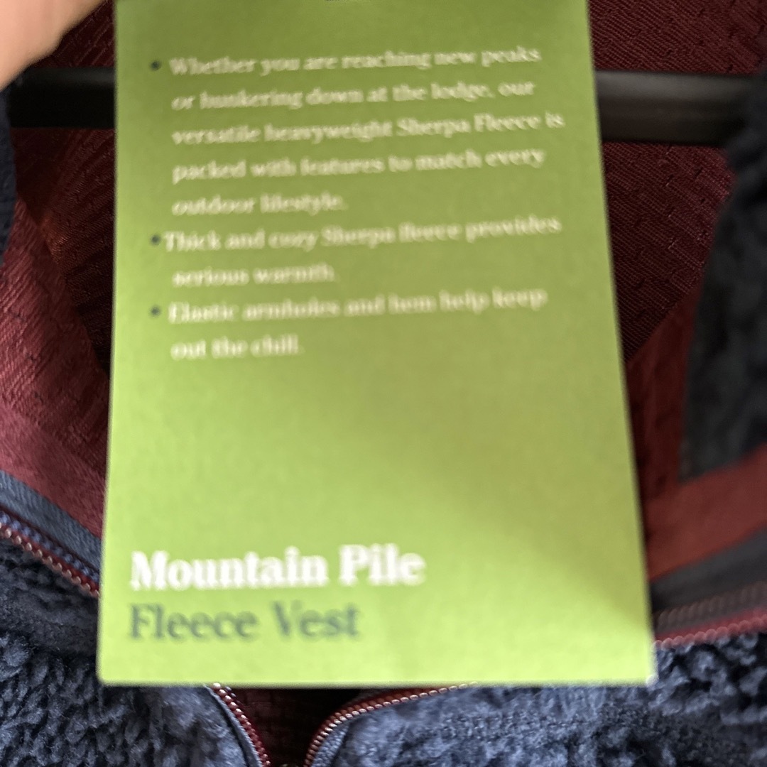 L.L. Bean エルエルビーン　Mountain Pile フリースベスト