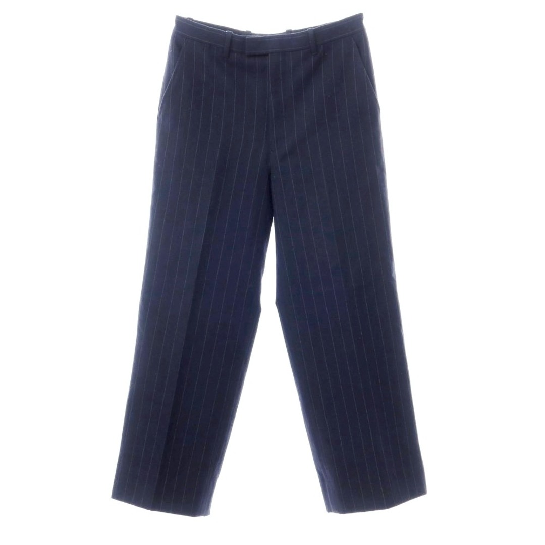 PRADA - 【中古】プラダ PRADA ウール ストライプ ワイド スラックス