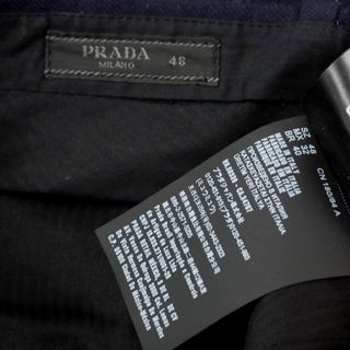 prada 16aw スラックス ウール ネイビー 2016fw 44