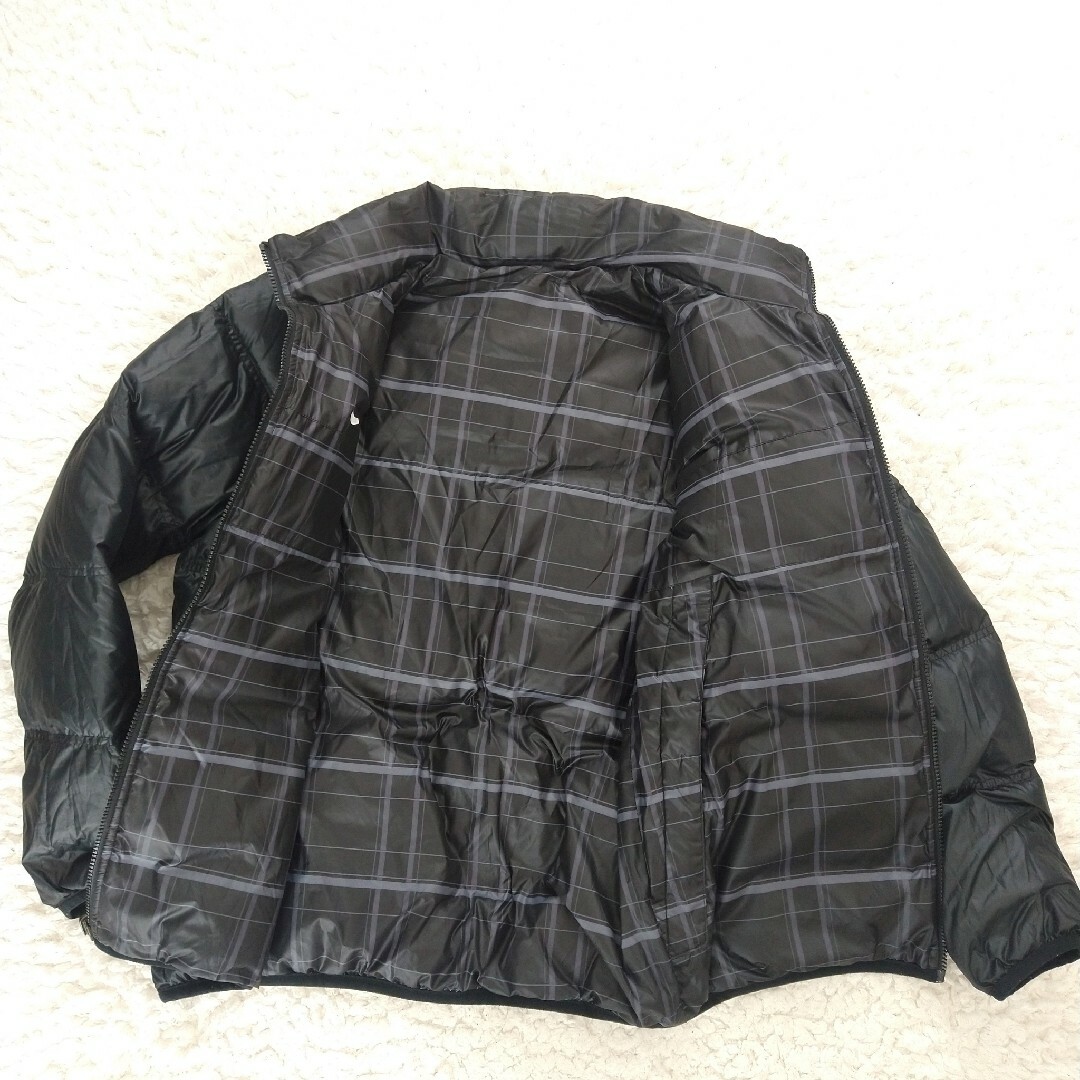 NIKE(ナイキ)の良品 ナイキ リバーシブルダウン チェック柄 550フィル バイカラー M メンズのジャケット/アウター(ダウンジャケット)の商品写真