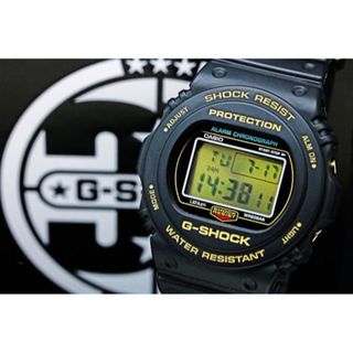 ジーショック(G-SHOCK)のG-SHOCK 35周年記念 オリジンゴールド DW-5735D-1BDR (腕時計(デジタル))