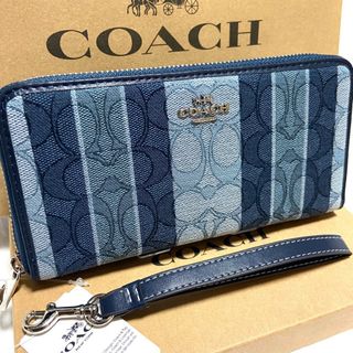コーチ(COACH) 財布(レディース)(ブルー・ネイビー/青色系)の通販
