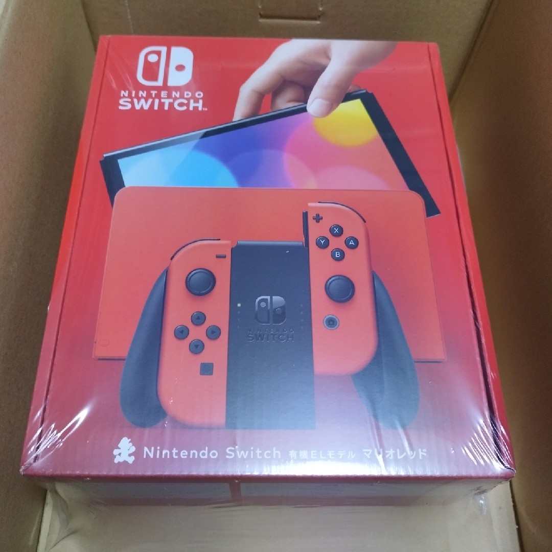 新品未開封】Nintendo Switch（有機ELモデル） マリオレッド - www