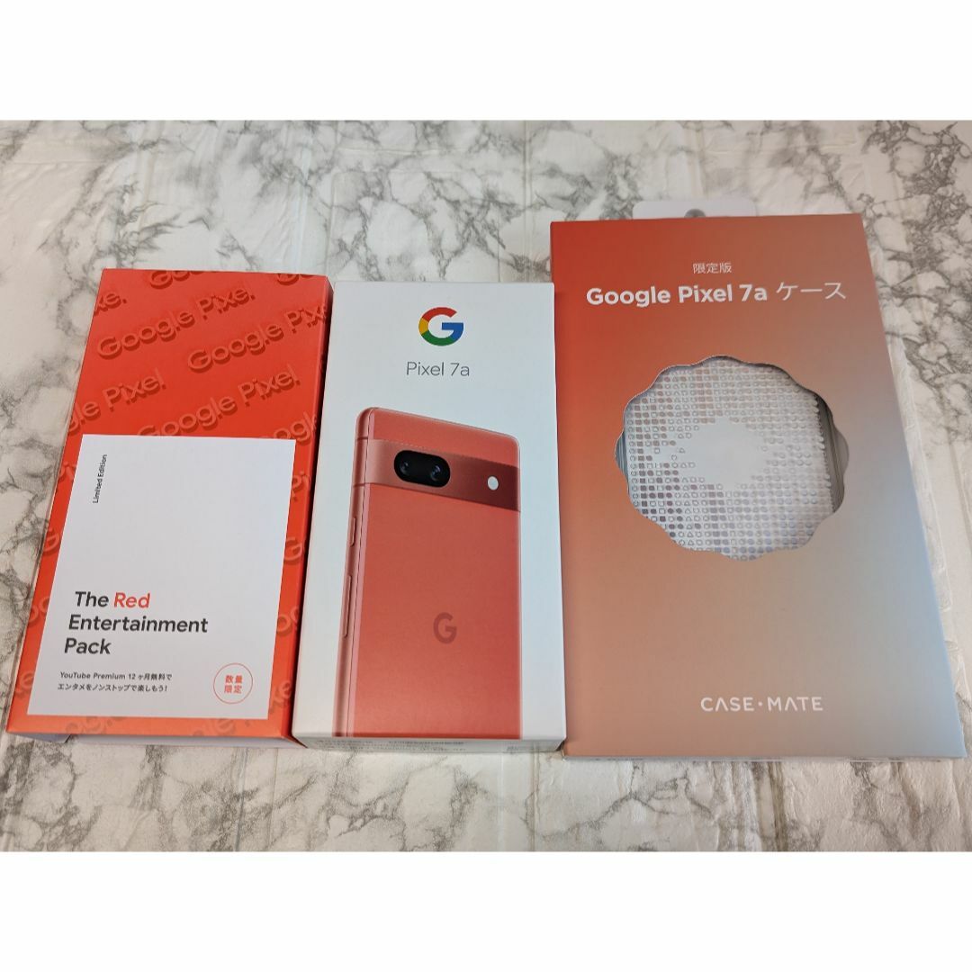 美品】Pixel 7a コーラル + YouTubePremium1年無料付 美品】Pixel 7a コーラル + YouTubePremium1年無料付