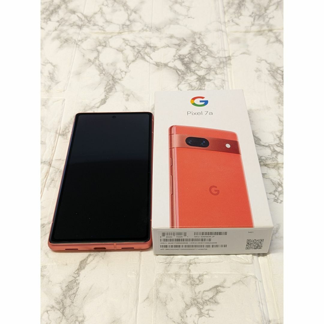 美品】Pixel 7a コーラル + YouTubePremium1年無料付 美品】Pixel 7a コーラル + YouTubePremium1年無料付