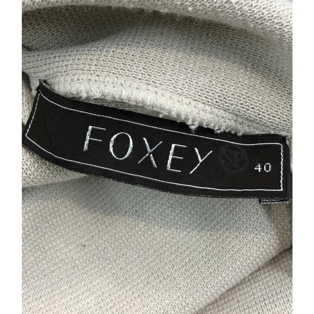 FOXEY(フォクシー)のフォクシー 長袖ワンピース サイドジップワンピース レディース 40 レディースのトップス(ベスト/ジレ)の商品写真