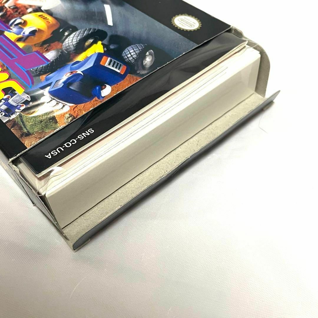 美品 保護ケース付 海外版 SNES スタントレース FX-