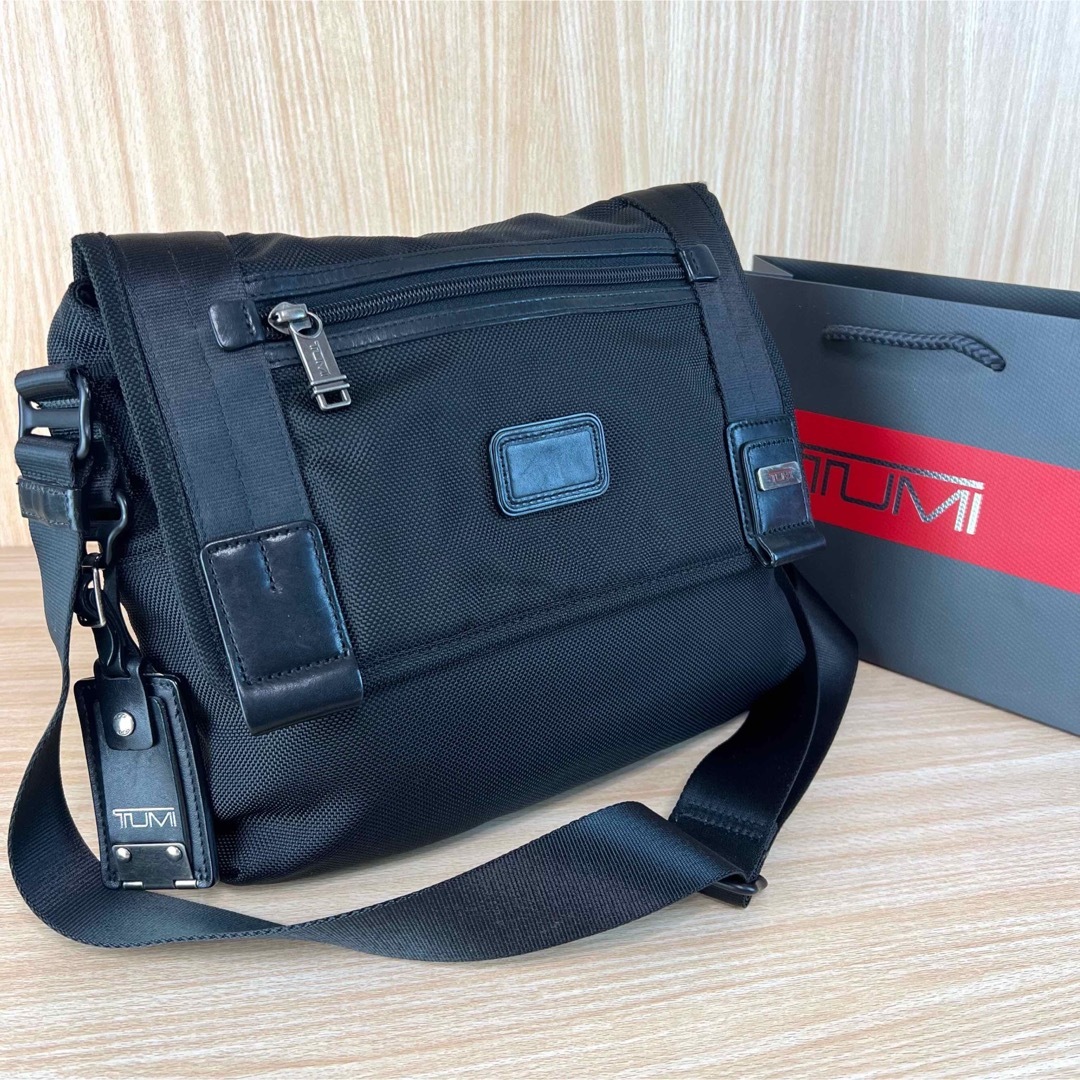 TUMI - 【希少】TUMI ALPHA BRABO 22371DH ボディバッグ 黒の通販 by