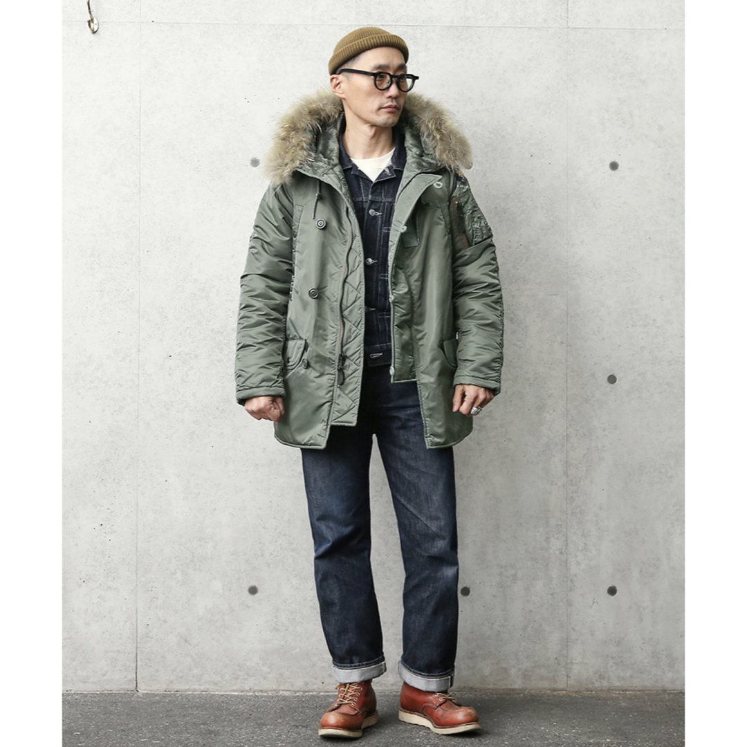 WAIPER スリムタイプ N3B N-3B PARKA(XL)LL N3-B