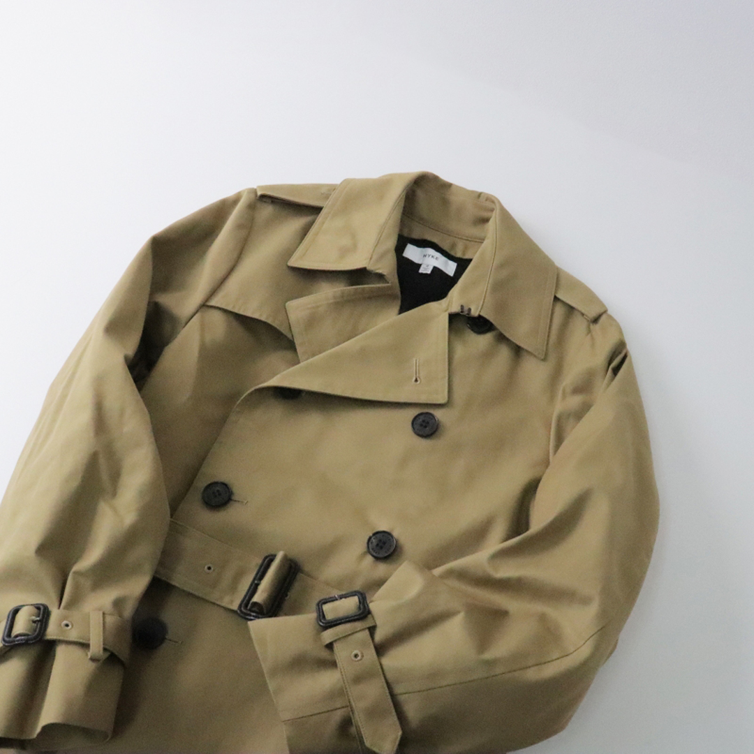 HYKE - 美品 ハイク HYKE TRENCH COAT REGULAR FIT トレンチコート