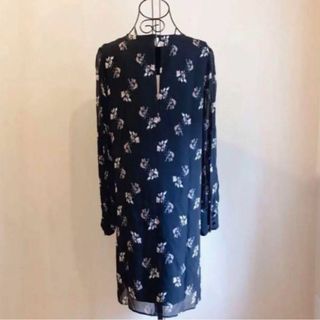 新版 【新品】マレーラ 花柄 シフォンワンピース MaxMara定価41000円