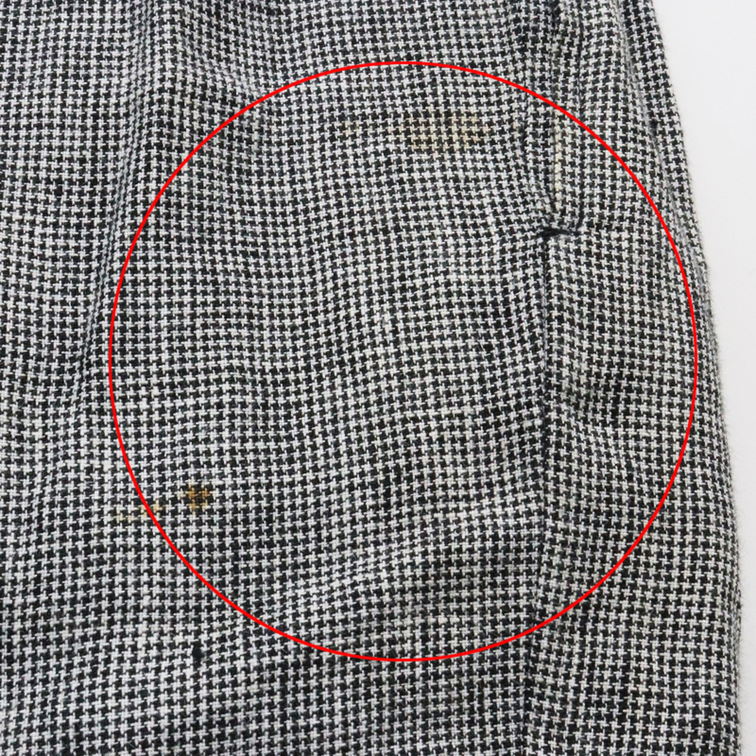 ネストローブ nest Robe リネンチェックイージーパンツ F/グレー系 ボトムス 麻 イージー ワイド フレア【2400013551090】