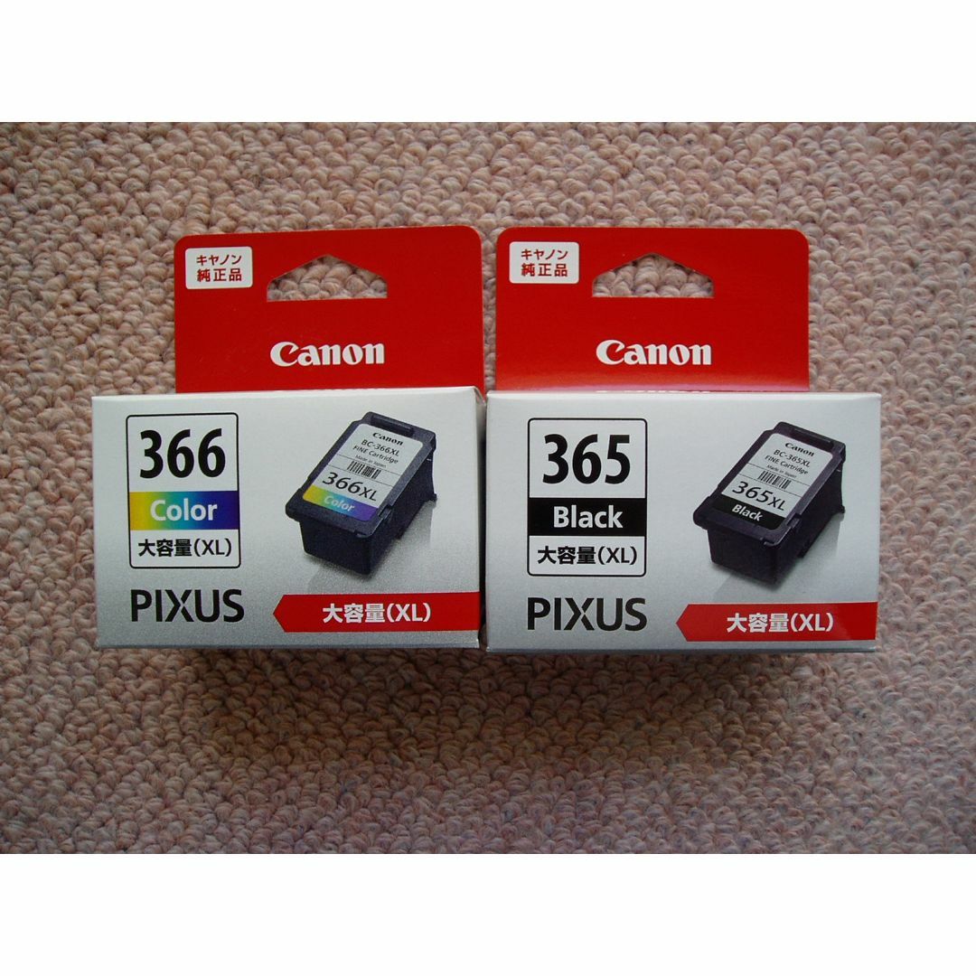 Canon - 【純正品】CANON FINEカートリッジ BC-366XL+BC-365XLの通販 ...