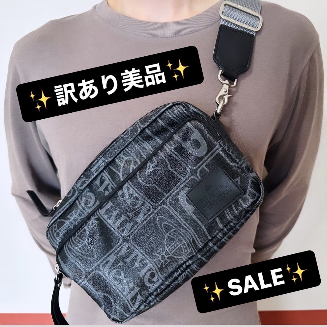 完売/SALE/VivienneWestwood オーブ総柄ショルダーバッグ