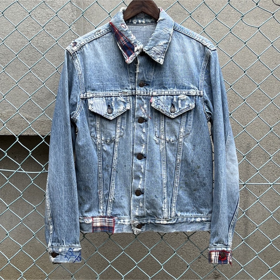 DENIME ドゥニーム 3rd ダメージ加工 デニムジャケット Gジャン