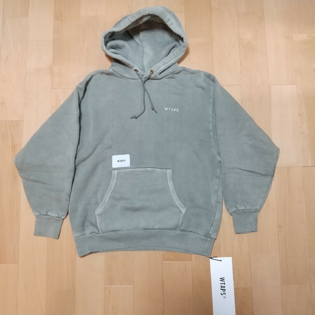 極美品】wtaps 19AW COLLEGE HOODED オリーブ Sサイズ-
