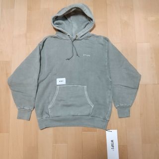 【極美品】WTAPS 19AW COLLEGE HOODED オリーブ Sサイズ