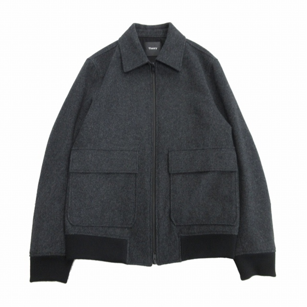 theory(セオリー)の極美品 21aw セオリー theory メルトンウール ブルゾン ジャケット メンズのジャケット/アウター(ブルゾン)の商品写真