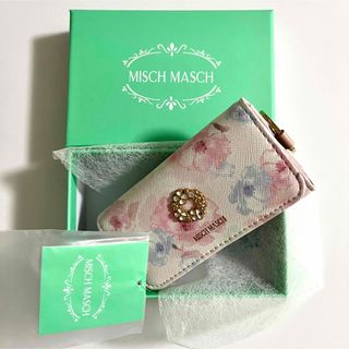 【ミッシュマッシュ】キーケース／ピンク／新品／デイシーシリーズ