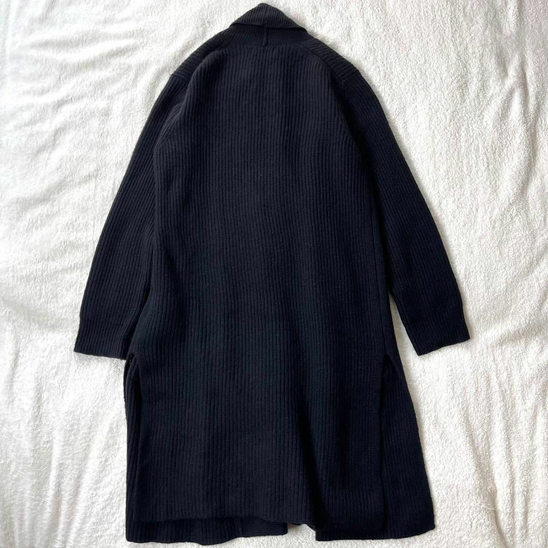 美品 ポロラルフローレン ニット ロングカーディガン 毛 ウール カシミヤ-
