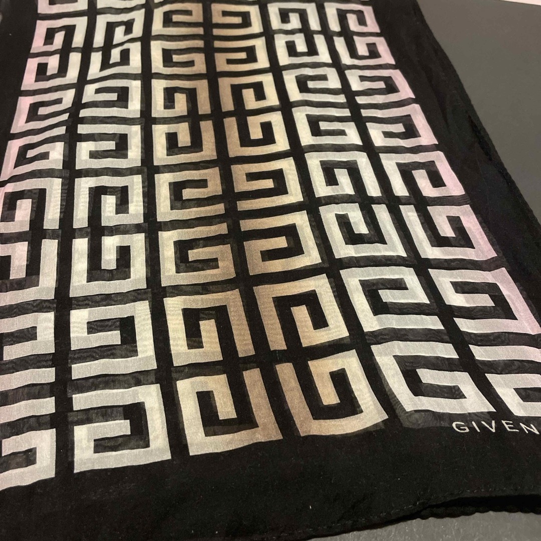 GIVENCHY - 未使用 ジバンシィ シルクスカーフ シフォン 激渋 GIVENCHY - 未使用 ジバンシィ シルクスカーフ シフォン 激渋